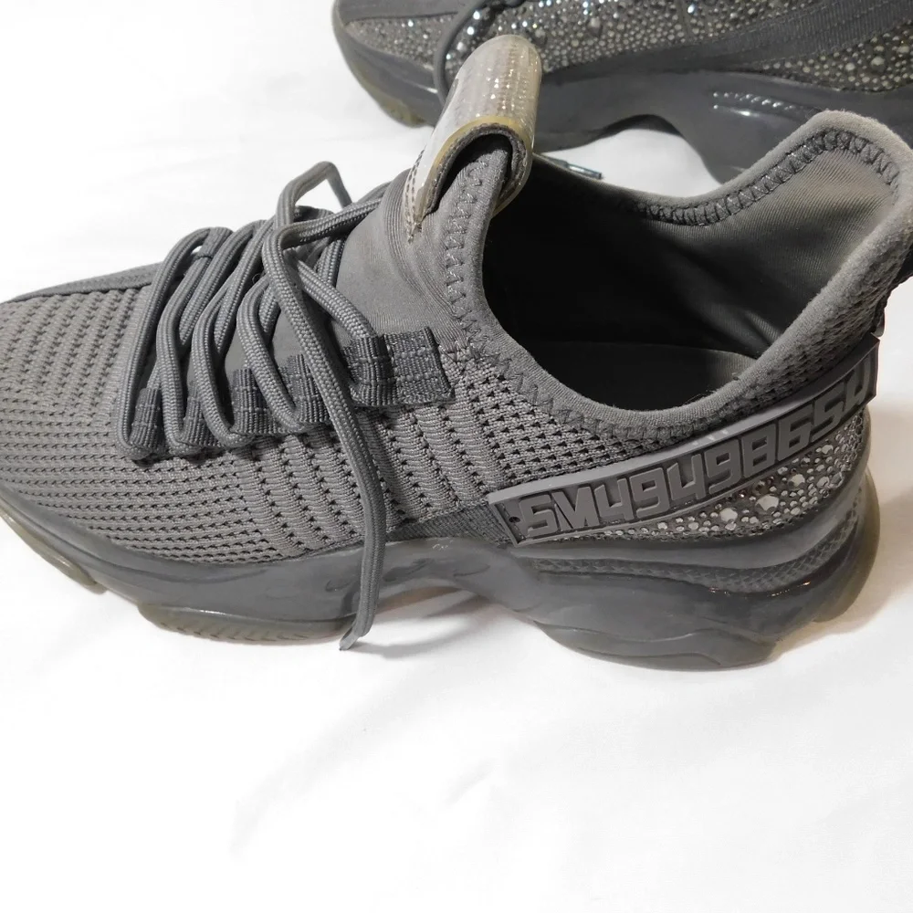 Steve Madden Women's Knit Sneakers – Size 8 – Sleek Black - Picture 5 of 7